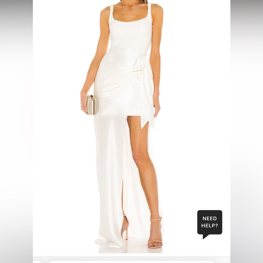 Cinq a Sept Marian Dress Women’s White Satin